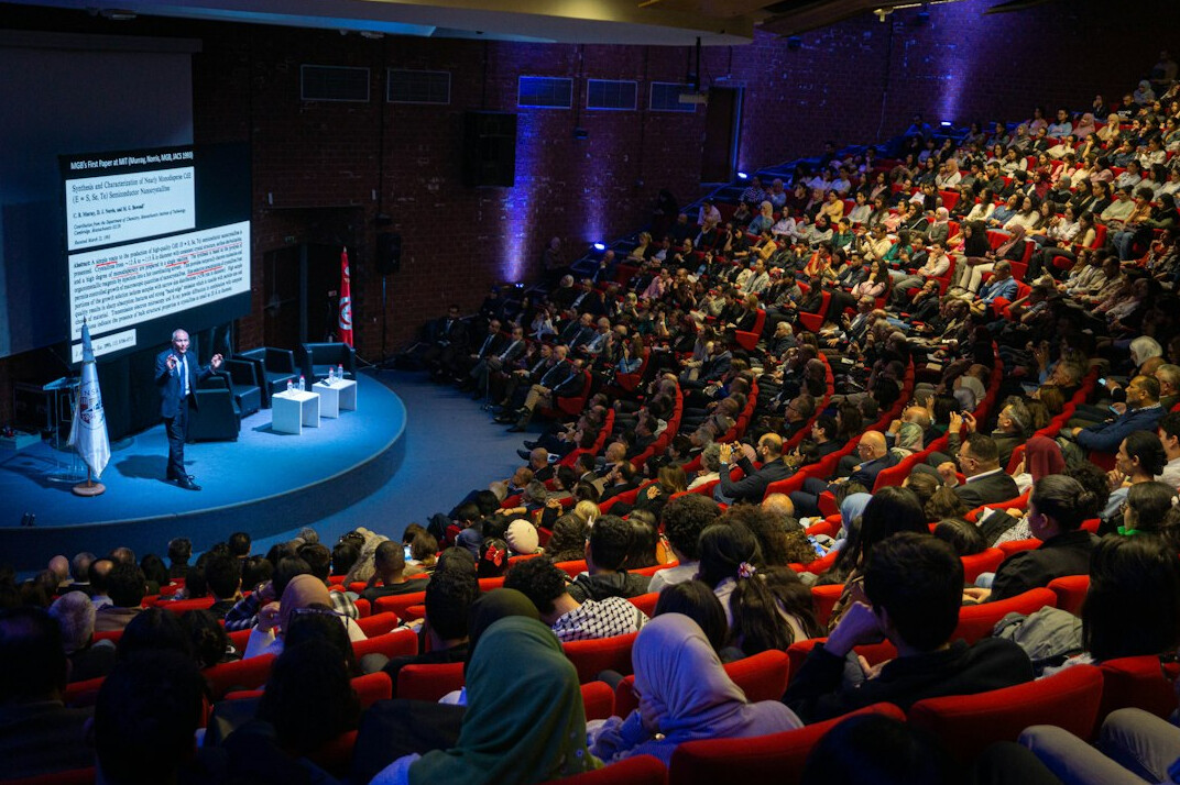professional speaking at conference